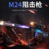 Manufacturer's supply of children's electric toy gun M24, which emits light, has vocal cords and vibrates, is selling well at street stalls and popular for wholesale for 6 years old details Picture